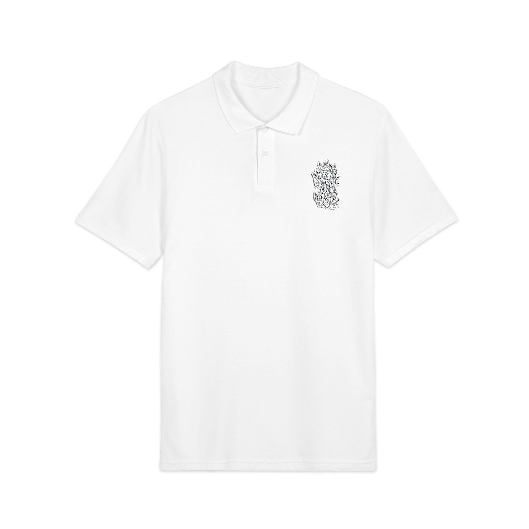 Blind Justice Floral Embroidery for Polo Shirt