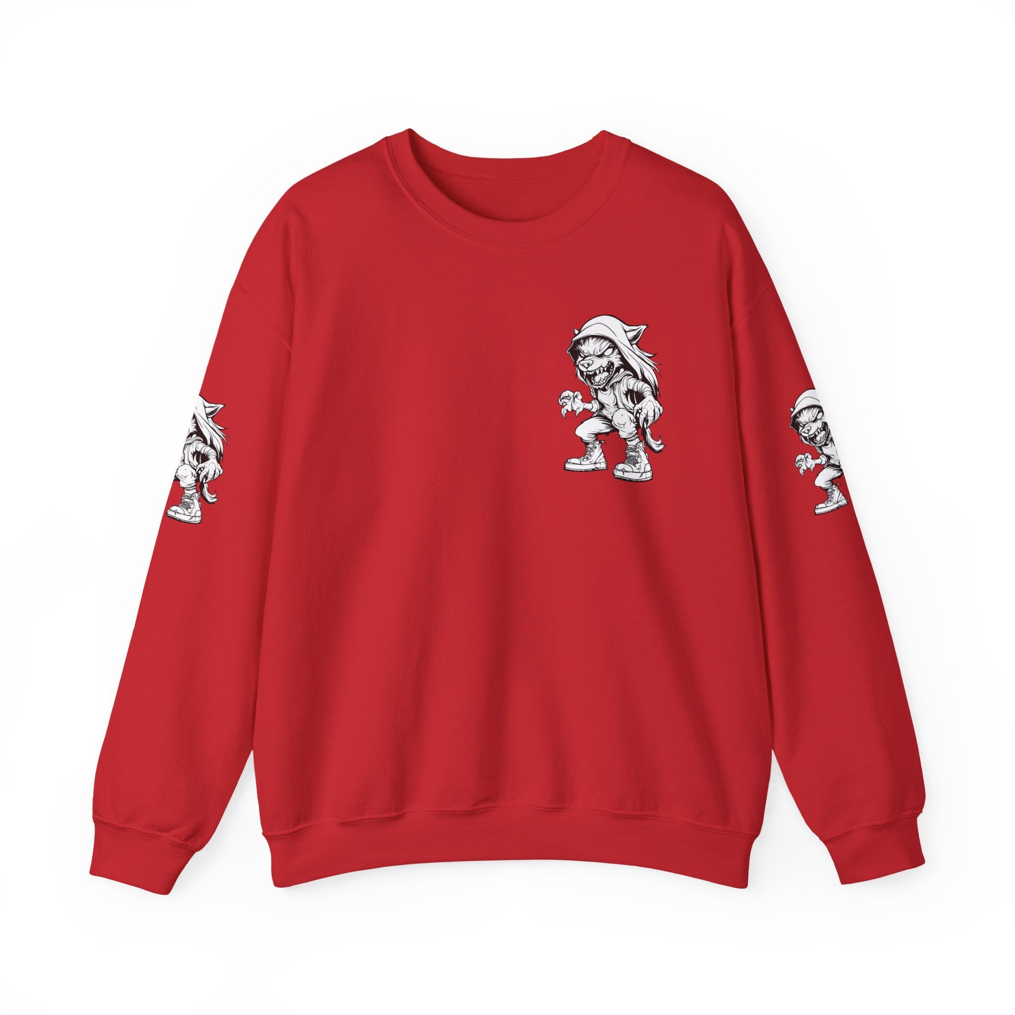 Wild Hood Wolf Streetwear Sweatshirt