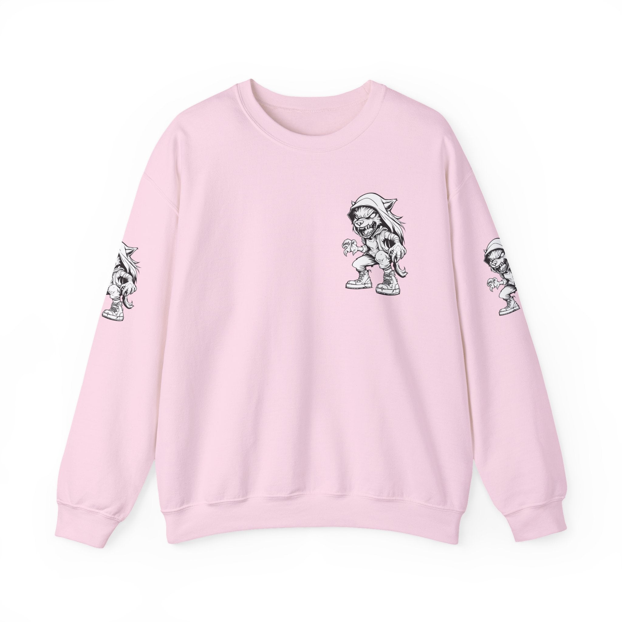 Wild Hood Wolf Streetwear Sweatshirt