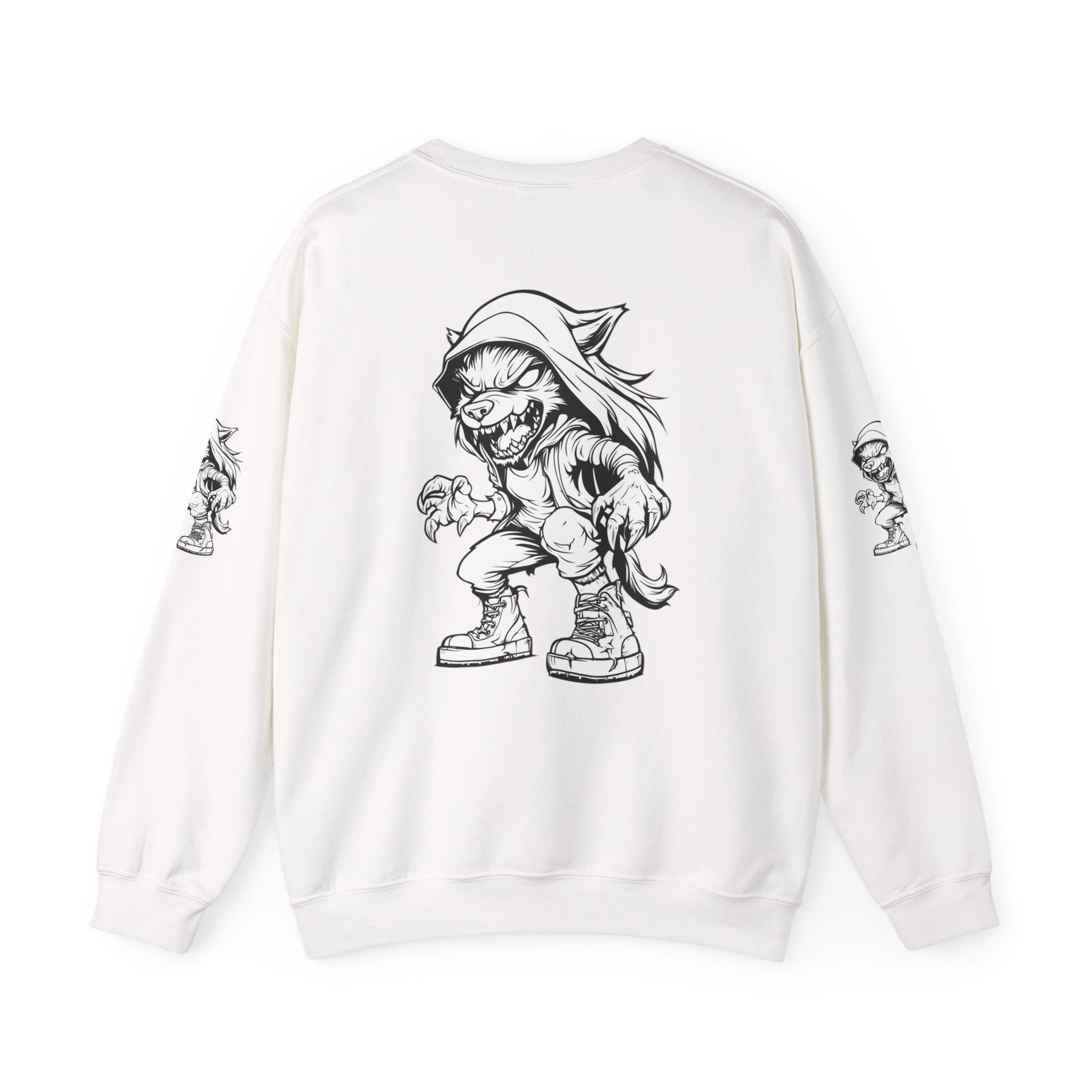 Wild Hood Wolf Streetwear Sweatshirt