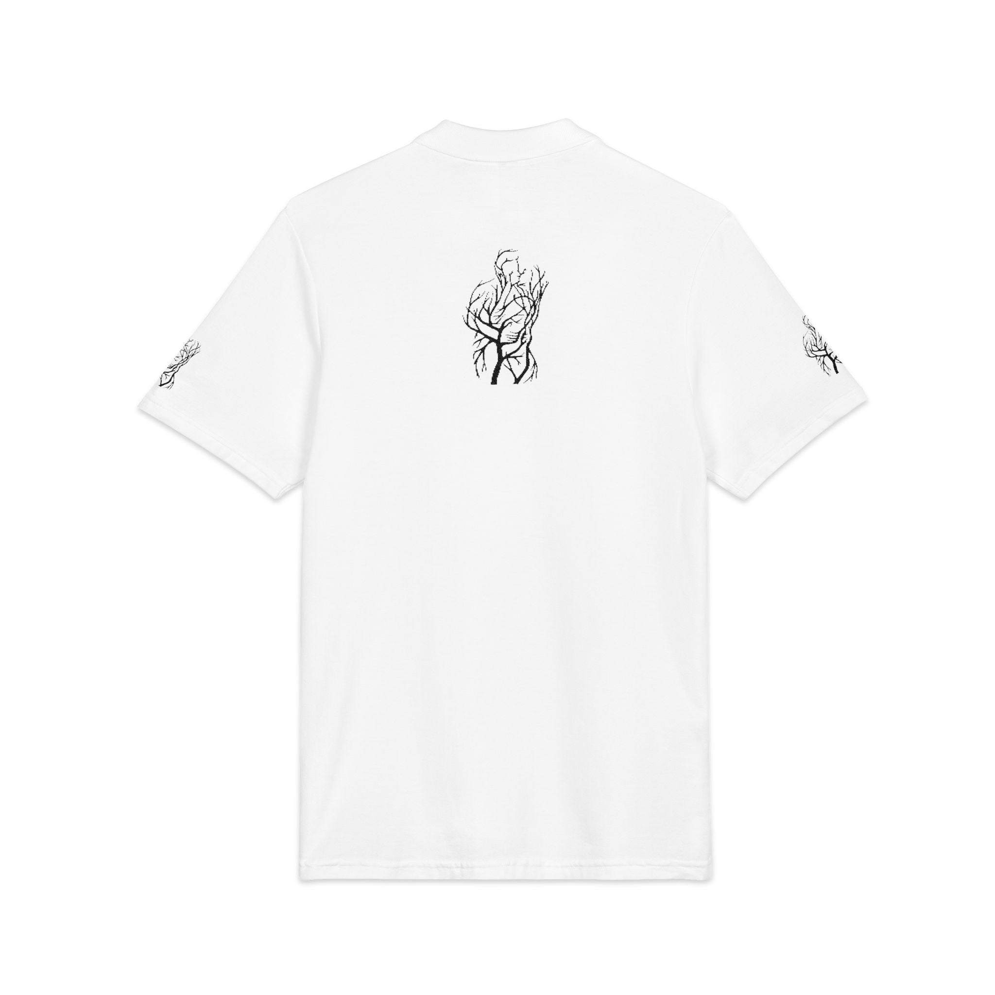 Embroidered Tree Lovers Art Polo Shirt