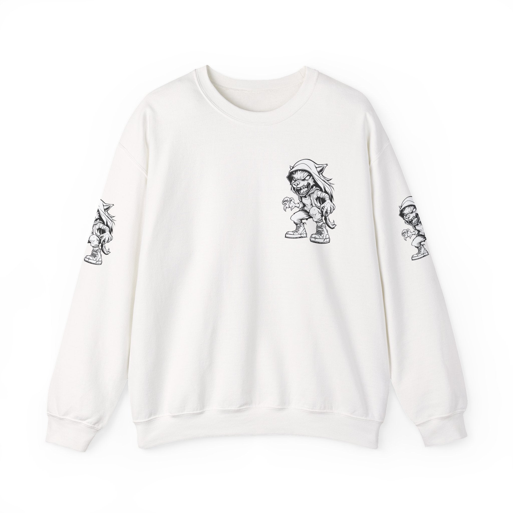 Wild Hood Wolf Streetwear Sweatshirt