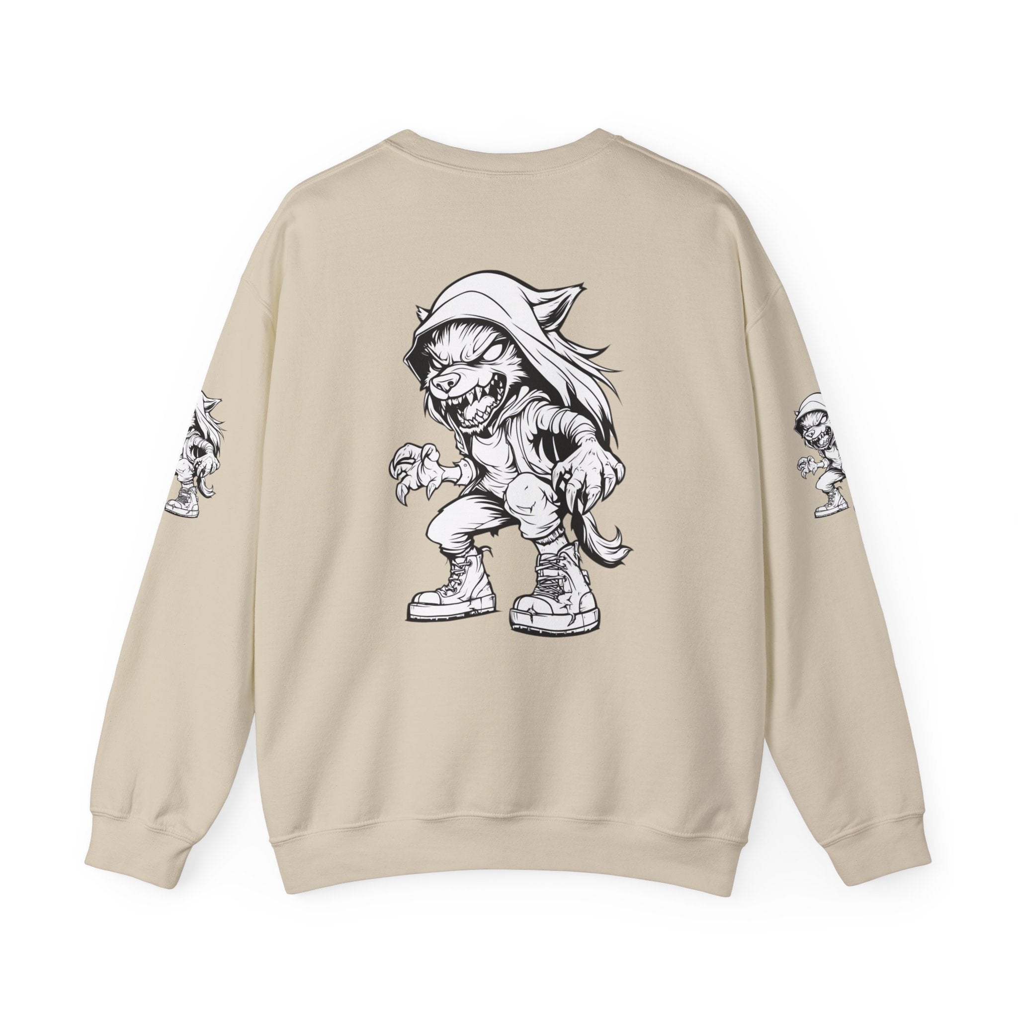 Wild Hood Wolf Streetwear Sweatshirt