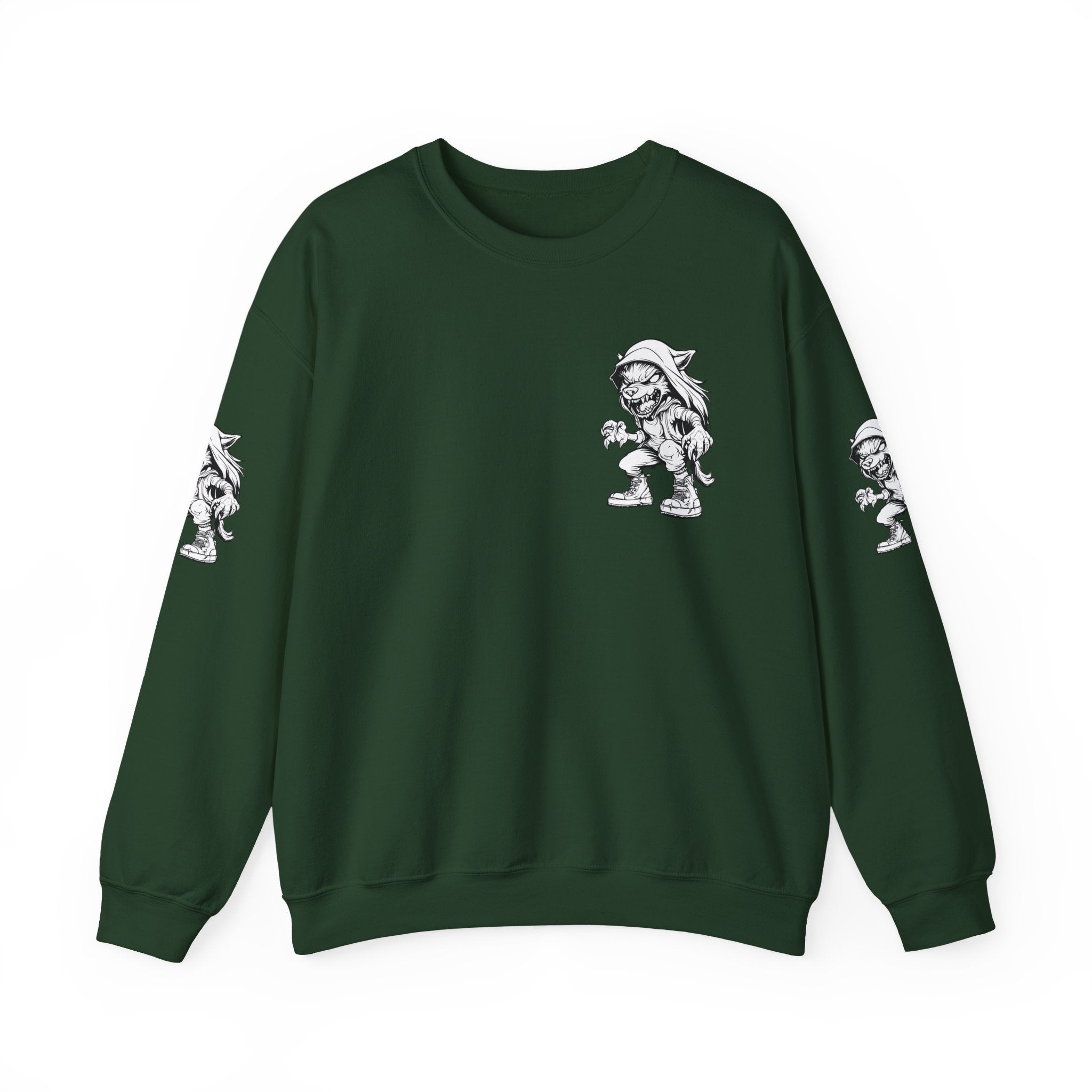 Wild Hood Wolf Streetwear Sweatshirt