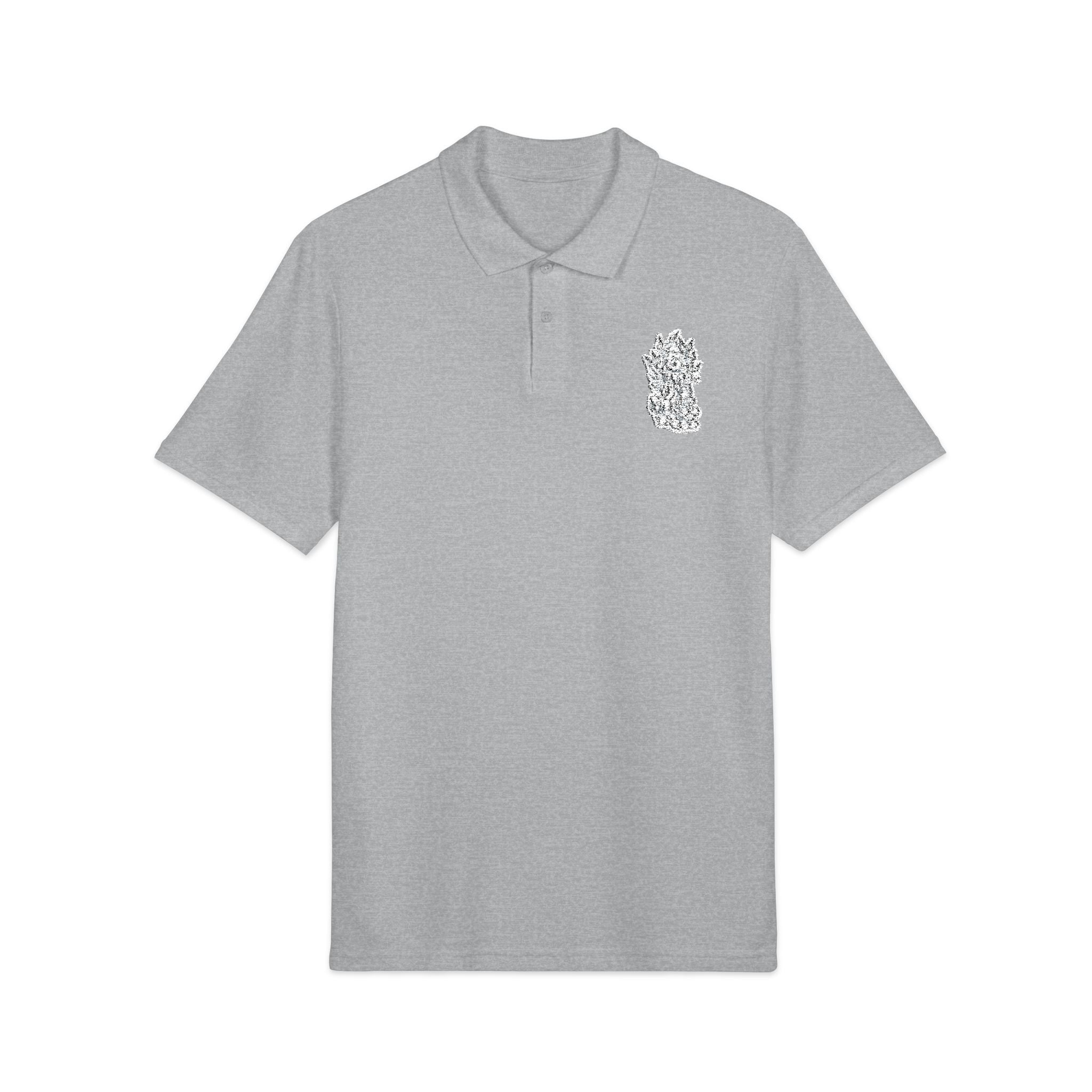 Blind Justice Floral Embroidery for Polo Shirt
